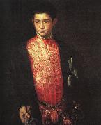 Portrait of Ranuccio Farnese,  Titian